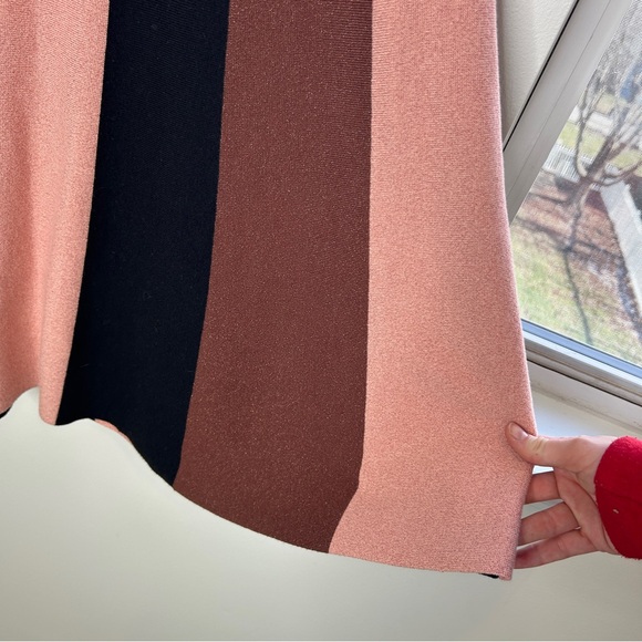 Boden Rosemary Dress Striped Knit Sweater Dress Pink Brown Size 12 - Picture 6 of 10